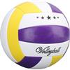 Ycauty Pallavolo Taglia 5 Morbido PVC Viola Giallo Bianco Pallone Allenamento per