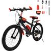BTGSHYNM Bicicletta da 20 pollici, per bambini dai 6 ai 13 anni