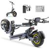 TYOKUM 10 Monopattino Elettrico Adulto, Autonomia di 45-55KM, Doppio Ammortizzatore e Freni a Disco Anteriori e Posteriori, trotineta electrica Pieghevole,Scooter Elettrico Pieghevole Carico Massimo 150KG