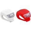 VR VETRINEINRETE Vetrineinrete® 2 luci LED per Bicicletta Faro Bici Stop Posteriore Anteriore lampade Sicurezza E29