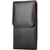 Opilroyn Phone Belt Case - Vertical Leather Waist Holder, fllip Cover Outdoor Pouch | Belt Clip Phone Holder for Running Travel Exercise Commuting Camping Hiking Outdoor