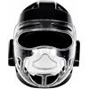 Baoblaze Casco da Traspirante | Fissaggio Regolabile a Strappo, Casco da con Maschera Trasparente, Ampia Copertura del, Nero, XL