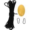 BESTOYARD Sfera Galleggiante per Kayak Portatile in PVC Corda di Cotone | Gialla, Pratica e Facile da Trasportare, per Pesca su Gommone e Motoscafo