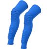 PATIKIL 2pz Ginocchiere per Polpacci Compressione Manica per Gamba Blu | Protezione per Polpacci Protezione per Tibia per Giovani Adulti Calcio Basket Baseball