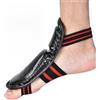 Generic EVA Parastinchi con Elastico, /rosso | Materiale EVA, facile da indossare, adatto alla boxe, Muay Thai