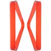 ULTECHNOVO 2 Pezzi Telaio Triangolo da Biliardo Rosso PC per Palle da Pool
