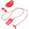 ERINGOGO 2 Pezzi Chiave Magnetica di Sicurezza per Tapis da Corsa Rosso | Interruttore di Arresto D'emergenza, Stabilità Magnetica, Abs, per Macchina da Corsa e Tapis da Corsa