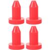 Artibetter 4 Pezzi Tappo di Scarico per Kayak a Inserimento in Silicone Rosso | Kit Anti-perdita, Accessori per Kayak e Barca, Ricambio per Foro di Scarico, Uso Multifunzionale