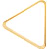 HEMOTON Porta Biglie da Biliardo Triangolare in Legno Oro per Tavolo