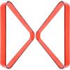 ULTECHNOVO 2 Pezzi Triangolo Biliardo da Tavolo Grande 2-1/4 per Palle PC