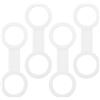 Angoily 4 Pezzi Fissaggio per Tubo da Immersione, Clip in Silicone Bianco