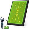 GBKDQQ Tappetino da golf, 44 x 31 x 1,5 cm, con base in gomma antiscivolo, ampio percorso di oscillazione per interni ed esterni, per principianti di golf, adulti e bambini, allenamento swing