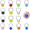 Icyowls 14 Pezzi Clip Naso Nuoto Clip Naso per Adulti e Bambini - Clip Naso Antiscivolo in Silicone Morbido, Design ergonomico, Comoda e Delicata sulla Pelle, Versatile