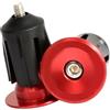 Wiffe 1 paio di tappi per manubrio in alluminio, colore rosso