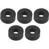 Generic Paraurti in gomma nera 5-Pack antiscivolo per macchine | Superficie antiscivolo, impedisce lo scivolamento, finitura nera, diametro esterno 60 mm, facile installazione