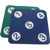 Toddmomy 2 Pezzi Bersaglio da Allenamento di Scherma, Epee e Sciabola | Tappetino Rotondo in Gomma, Assorbimento Urti e Feedback Costante, Blu e Verde, per Pratica a Casa e Club
