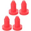 Luxshiny 4 Pezzi Tappi di Scarico per Kayak in Silicone Rosso a Inserimento | Barche e Kayak, Montaggio Semplice, Uso Multiuso, Protezione Dall'acqua, Pezzo Singolo Compatto