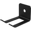 NUOBESTY Supporto a Parete per Bilanciere Verticale in Acciaio Nero | Montaggio Rapido, Capacità Elevata, Design Compatto, per Garage Gym e Home Gym, Accessorio Singolo