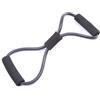 TOPBATHY Fascia Elastica a Forma di 8 con Maniglie, Allenamento Pettorale Nero | Tpr, Uso Casa e Ufficio, per Uomini e Donne, Facile da Usare, Supporto per Esercizi e Stretching