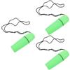 BESTOMZ 3 Pezzi Scatola Asciutta Galleggiante in Plastica 5x1,7 | Protezione per Oggetti e Valori, Compatta e Resistente Agli Urti, Verde per Kayak