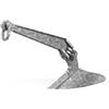 Lewmar 0056503W Galv Cqr Ancoraggio Saldato 6,8 kg