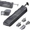Generic Strumento di Caricamento rapido BB da 4,5 mm con 4 adattatori Compatibile con la Maggior Parte dei caricatori for Fucili a Pistola for Il Gioco tattico di Caccia Softair(Black)