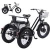 Generic Triciclo elettrico da carico per adulti, portata 200 kg, ideale per pendolarismo e viaggi.