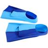 NUOBESTY Pinne da Nuoto Corte in Silicone per Ragazzi e Giovani, Blu XS | Allenamento in Piscina e Sport Acquatici, Struttura Leggera e Confortevole, per Ragazzi e Giovani, Blu