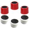 WRITWAA 6 Pezzi Riparatore per Punta Stecca Biliardo in Plastica PP | Forma Tonda Doppia Faccia, per Stecca e Punta, Resistente All'usura, Previene Ruggine Superficiale