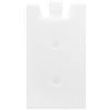 Garneck 4 Pezzi Borsa Ghiaccio Riutilizzabile 400ml in Plastica | Design Minimalista Bianco, Uso Versatile, Mantiene Cibi e Bevande Freschi, per Frigoriferi e Cassette