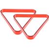 GLEAVI 2 Pezzi Mini Triangolo Biliardo Rosso 2-1/4 in PC per Palle