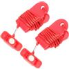 Didiseaon 2 Pezzi Interruttore di Sicurezza Magnetico per Tapis, Ricambio | ABS e Magnete, Arresto di Emergenza Facile da Usare, Compatibile Macchina da Corsa, Colore Rosso