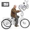 Generic Triciclo elettrico a 3 ruote per adulti Triride con pneumatici da 24, ideale per lo shopping quotidiano.