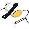 BESTYASH Palla di Boa Galleggiante per Kayak, PVC e Corda di Cotone | Pratica e Portatile, Ricambio Galleggiante per Ancoraggio, Pesca, Colore Giallo, Accessorio Nautico