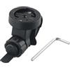 Pumixiy Supporto per luce per bicicletta in ABS 32x42mm Supporto per luce