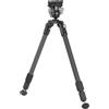 Vanguard EQ-Precision 3QS C Bipiede per fucile di precisione | Fibra di carbonio, attacco ad anello per fucile subacqueo, adattatore Picatinny, altezza massima: 69 cm