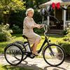Generic Triciclo elettrico a 3 ruote per adulti, 24 pollici, ideale per lo shopping.