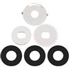Generic Set di rondelle di trascinamento 25 mm 20 mm per mulinello da pesca Daiwa | Costruzione in fibra di carbonio, frenata fluida, controllo preciso, adatto per Daiwa per Steez, include clicker