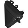 Wiffe Mountain Cycling Triangolo Bag per Gear Carry | In-Frame Utility Pouch con scomparti laterali con zip, tessuto nero, supporto stabile, stoccaggio pendolari