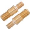 VANZACK 2 Set Viti per Stecca da Biliardo Viti di Collegamento per Stecca Pool Rame Oro Connessione Precisa Riduce L'usura per Pool Cue Hobbisti e Professionisti