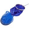 YARNOW Rete da Pesca Pieghevole Blu in Acciaio Inox e Lega Alluminio | Pratica e Facile da Riporre, Picchetto a Terra, Rete in Nailon per Uso All'aperto