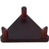 TOPBATHY Legno Supporto Triangolare per Palloni Sportivi da Esposizione | Antiribaltamento Stabile, Montaggio Semplice, Compatibile Palloni da Calcio e Bocce, per Negozio e Tavolo