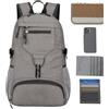 Generisch Zaino da viaggio impermeabile, compatto e pieghevole, Blu scuro | Zaino pieghevole unisex, per cellulare, per attività all'aperto, escursionismo, ciclismo, viaggi, arrampicata, sport