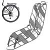 FRCOLOR Protezione per Ruota Posteriore Bicicletta, Bike Dress Guard in Plastico Argento, Struttura Robusta, Installazione Facile, per Genitori e Ciclisti