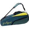 Baoblaze Borsa Racchette Capiente | Sezione in Rete Traspirante, Borsa per Racchettn Tracolla, Campo da Tennis,