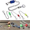 NbgrvB Per indicatori di bobine di pesca alla carpa in acciaio inossidabile | Clip di filo rinforzato, 22 cm allarme morso gancio peso fionda pesca notturna Pod Setup
