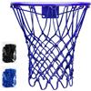 GFUEIGJ 2 reti da basket resistenti alle intemperie, per esterni | Rete da basket per esterni, con 12 passanti, rete di ricambio (nero, blu)
