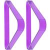minkissy 2 Pezzi Triangolo da Biliardo Porpora in PC per Tornei Organizzati | Telaio Stabile e Portatile, Raccoglie le Sfere Ordine, per Giochi al Pub e Tavoli Regolamentari