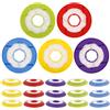 Toyvian 20 Pezzi Porta Filo da Pesca in Silicone, Compatto e Leggero per | Anelli in Silicone, Design Ergonomico, Colori Vivaci, Accessorio per Attrezzi da Pesca, Facile da Usare