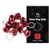 CNC CNCLOL - Viti per catena M8 Singlespeed/doppia pigna, confezione da 5, colore rosso